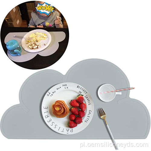Wielokrotnego użytku BPA Bezpłatne przenośne Kid Food Mat